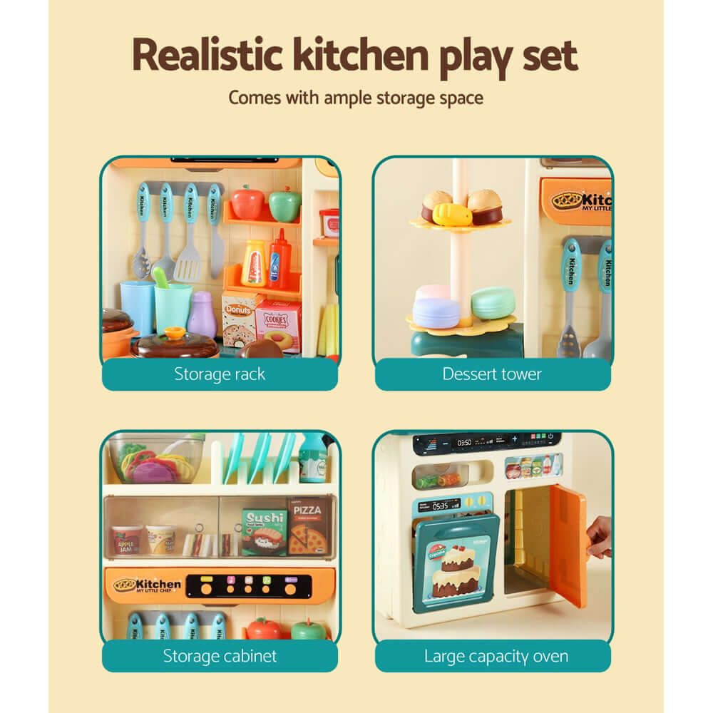 Kids Kitchen Play Set - Green