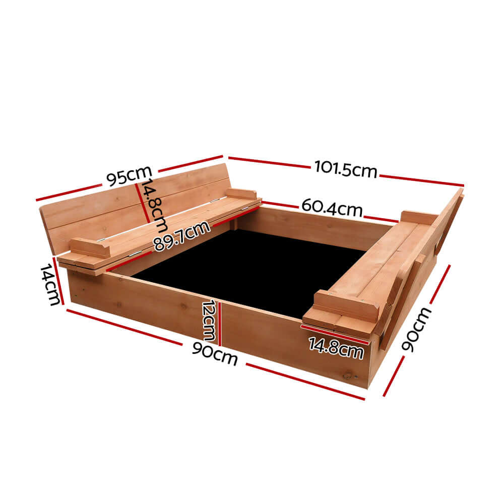 Kids Sandpit - Wooden Sandbox