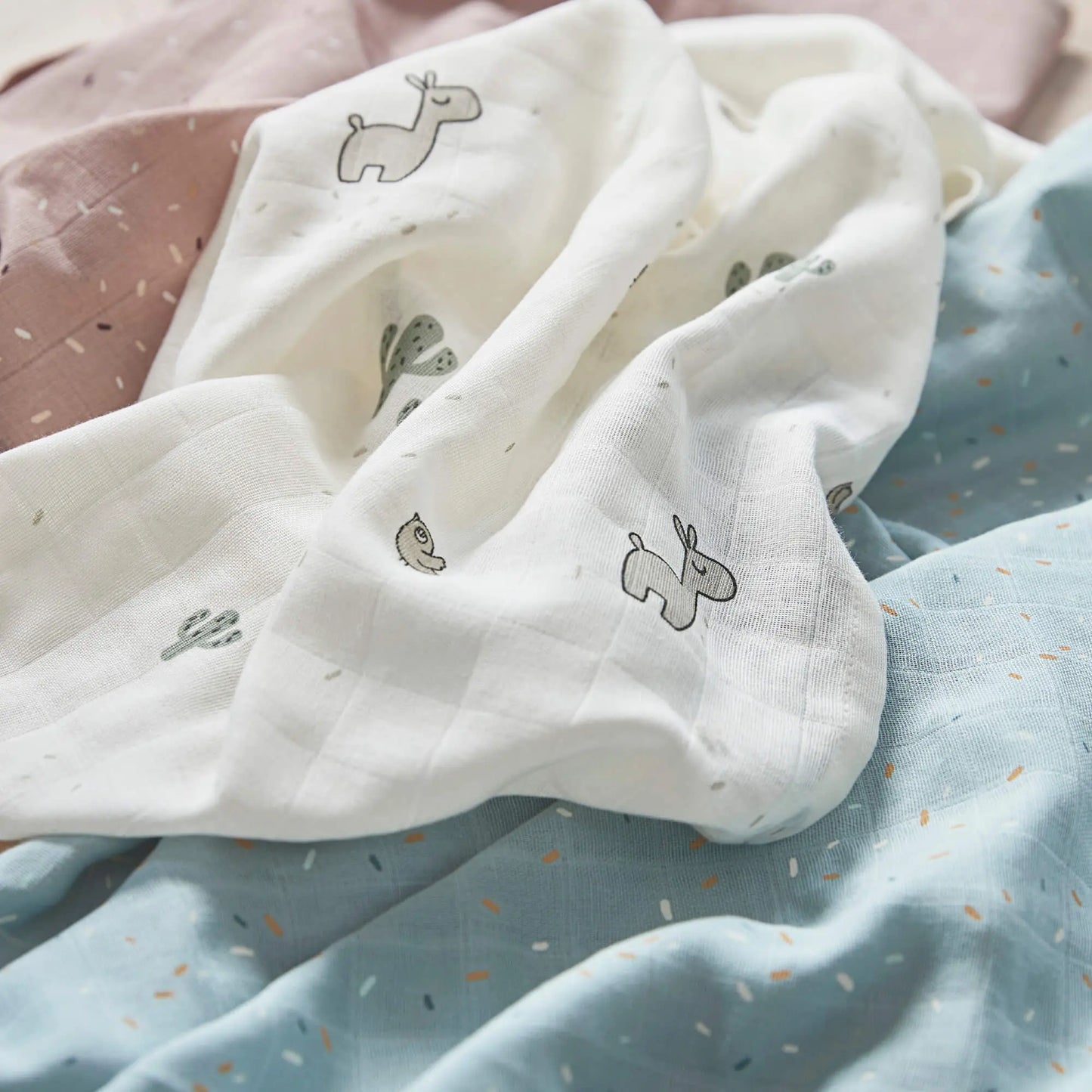 Swaddle 2-pack - Blue - Done By Deer