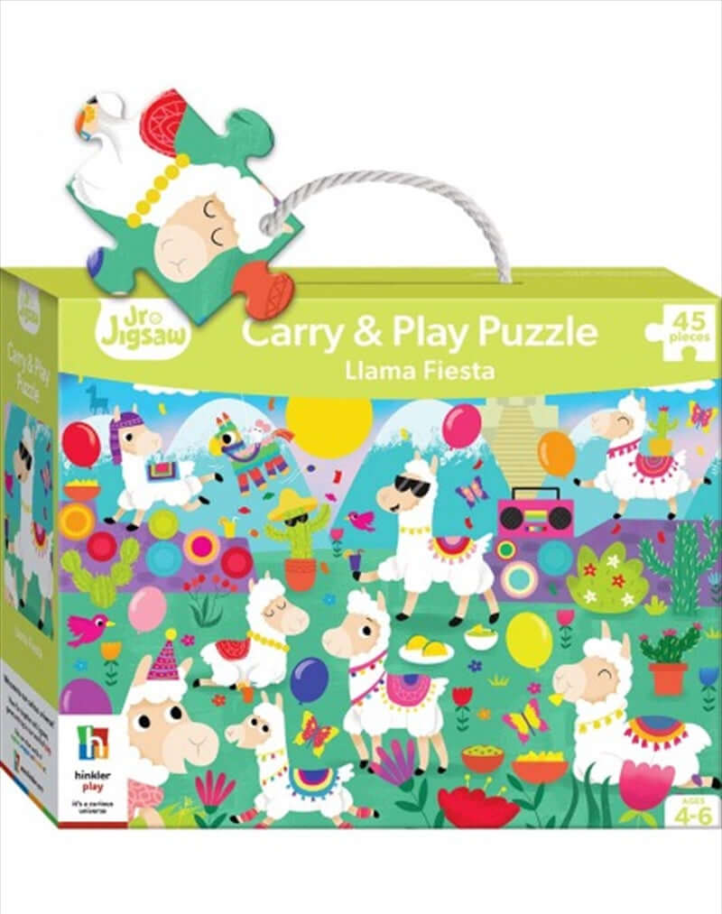 Llama Fiesta Kids Jigsaw Puzzle