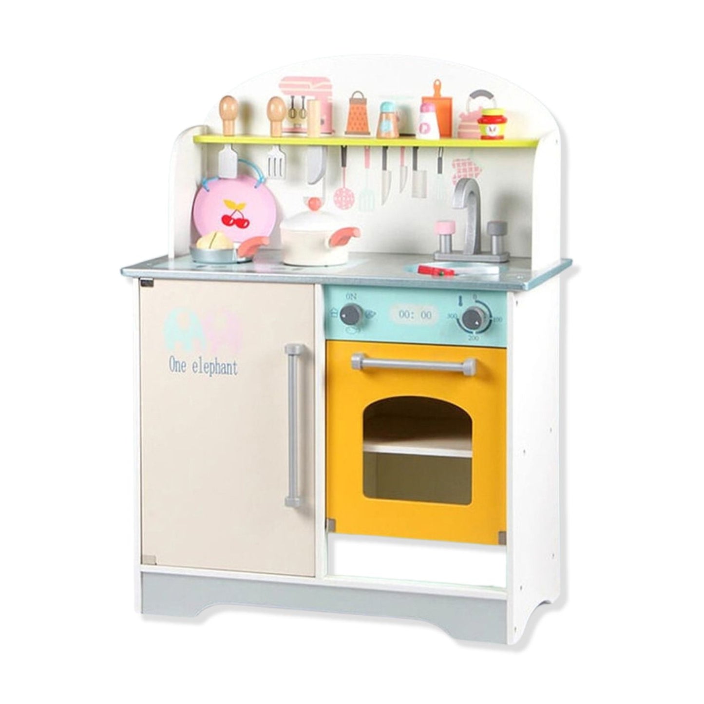 Wooden Kitchen Playset for Kids