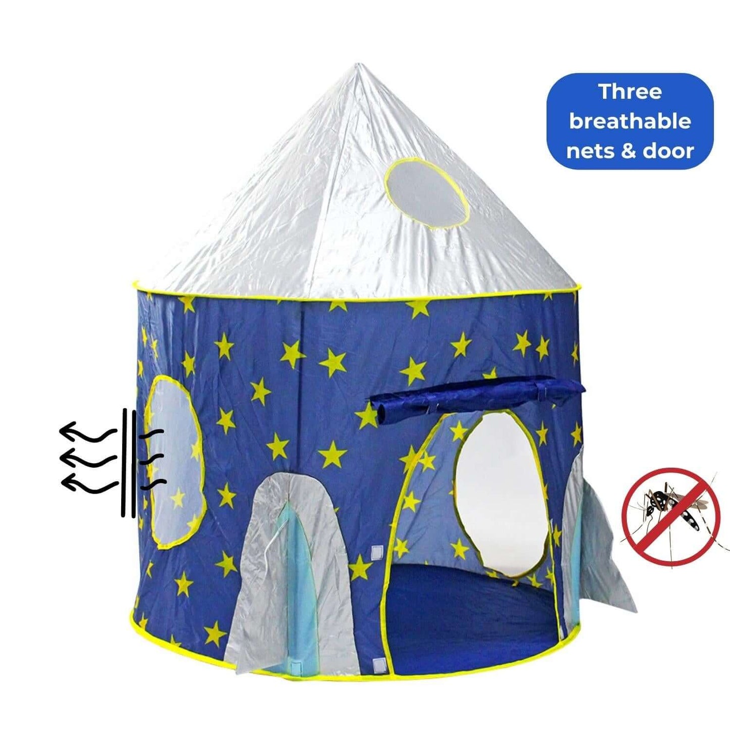 Kids Tent - Space Capsule Blue