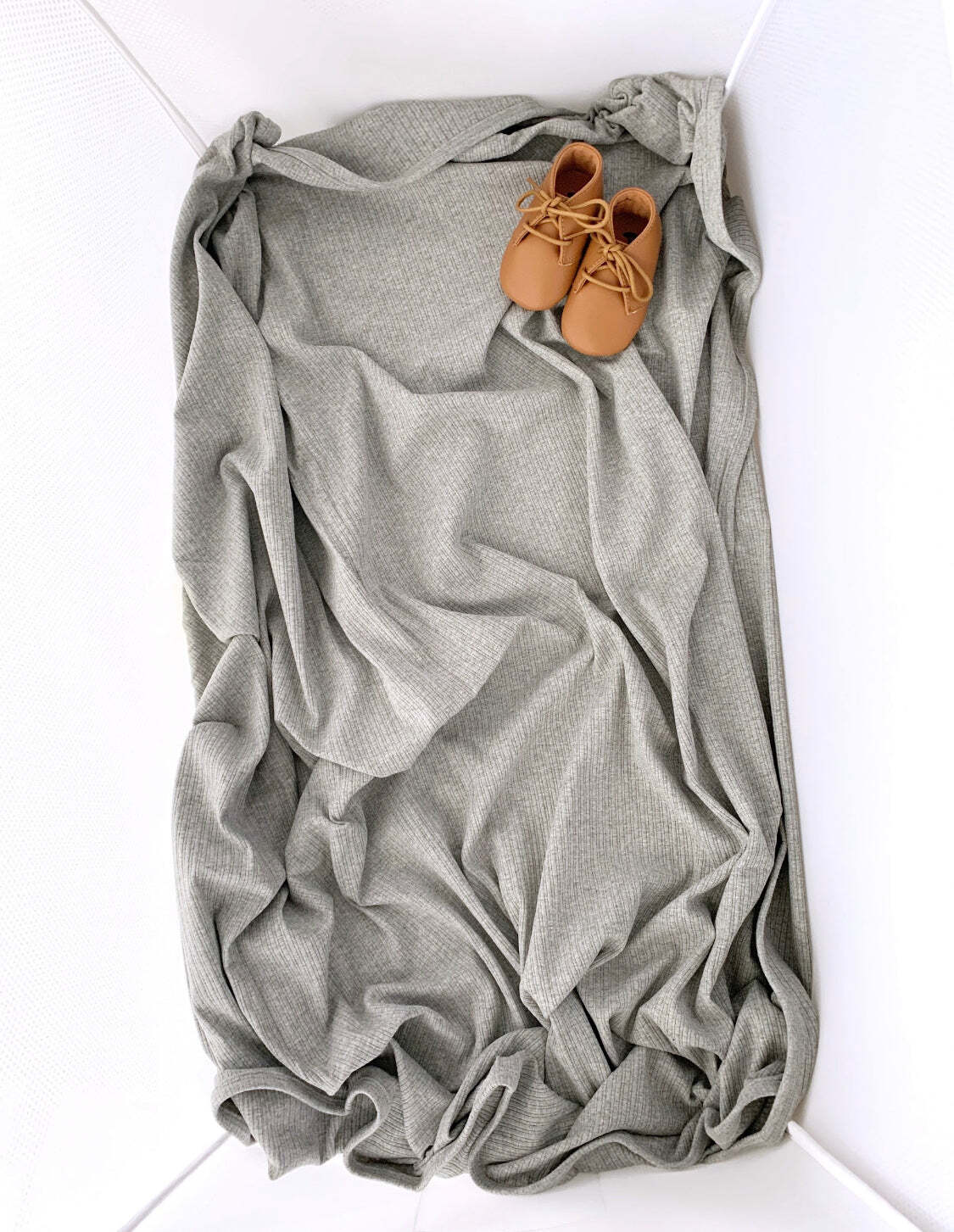 Ribbed Swaddle Jersey Wrap - Koala