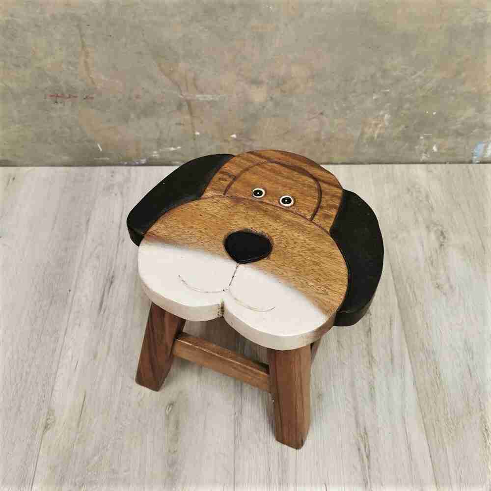 Kids Wooden Stools - Dog