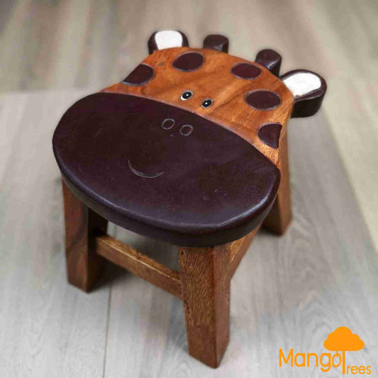 Kids Wooden Stool - Giraffe