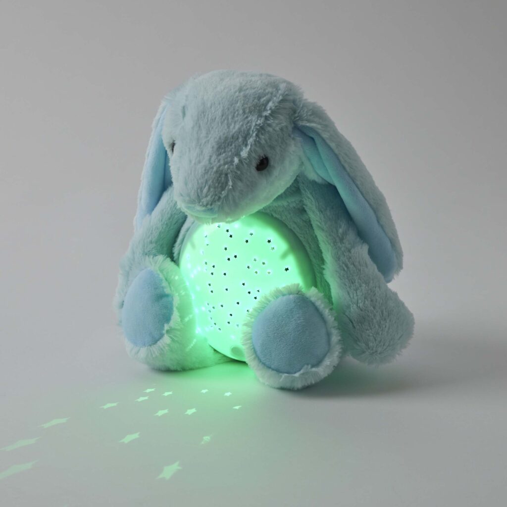 Plush Night Light - Blue Bunny