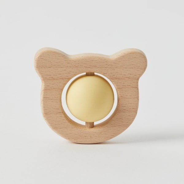 Wooden Teether Bear