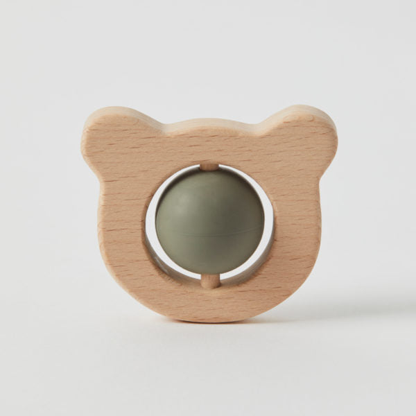 Wooden Teether Bear