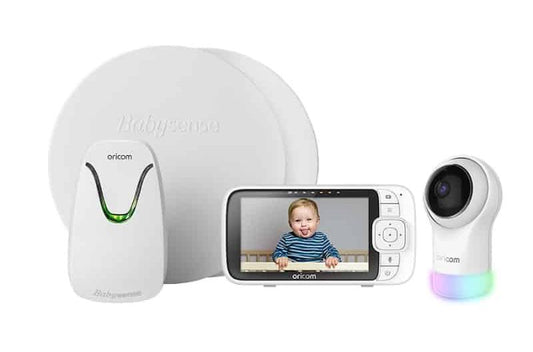 Oricom Baby Sensor Monitor Value Pack - Breathing Sensor, Camera & Monitor - BS7OBH930