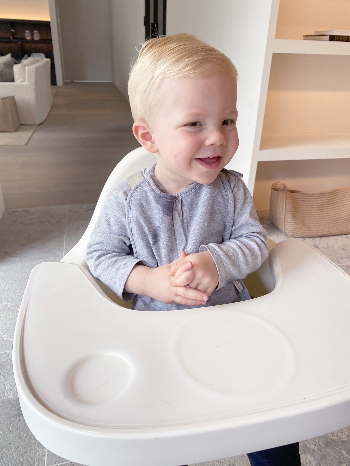 High Chair – White - Evolu 2 Childhome