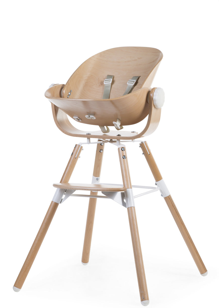 Newborn Seat for High Chair - Evolu 2 Childhome - Natural & White