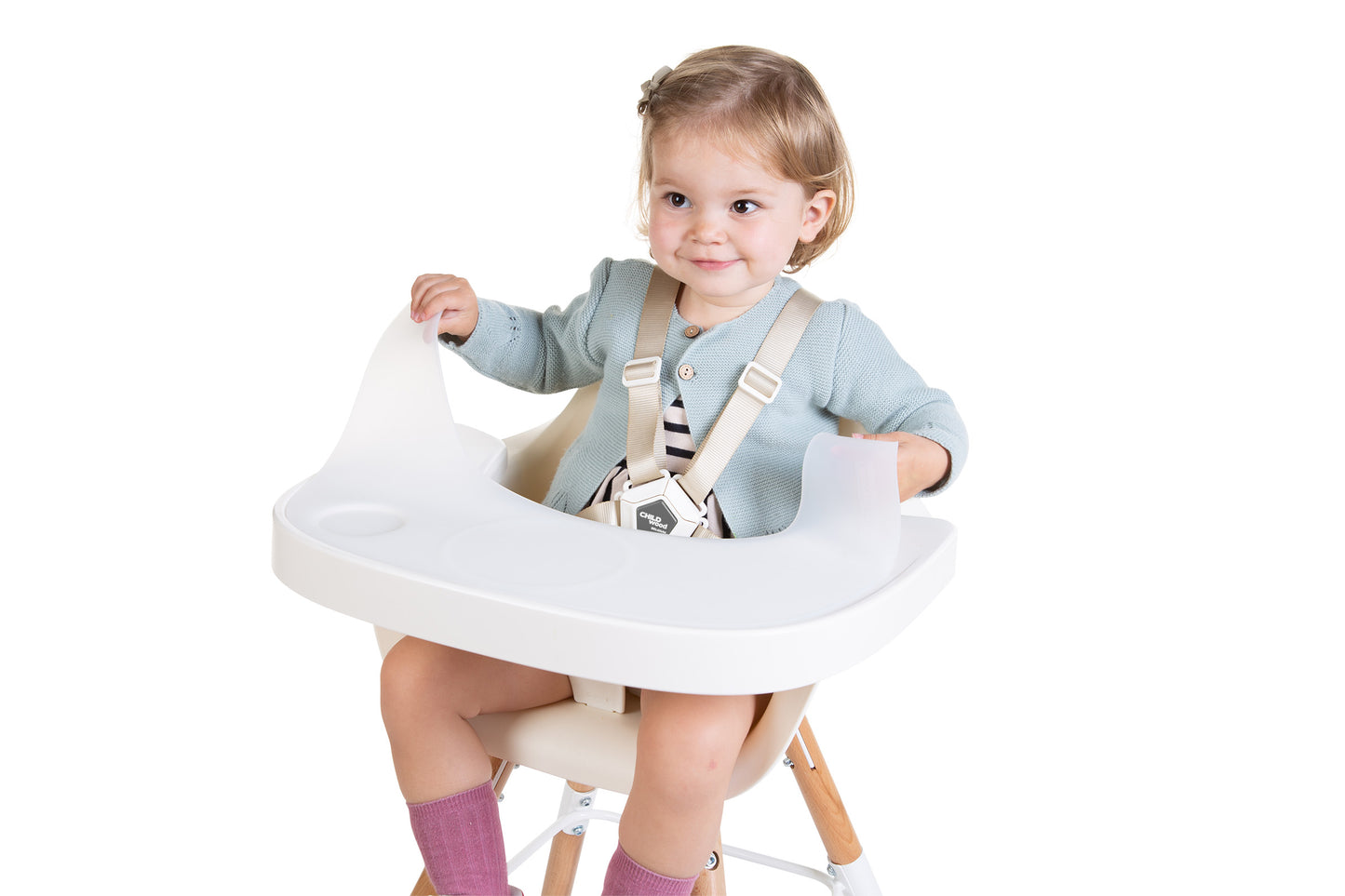 ABS Tray for High Chair - Mint - Childhome Evolu 2