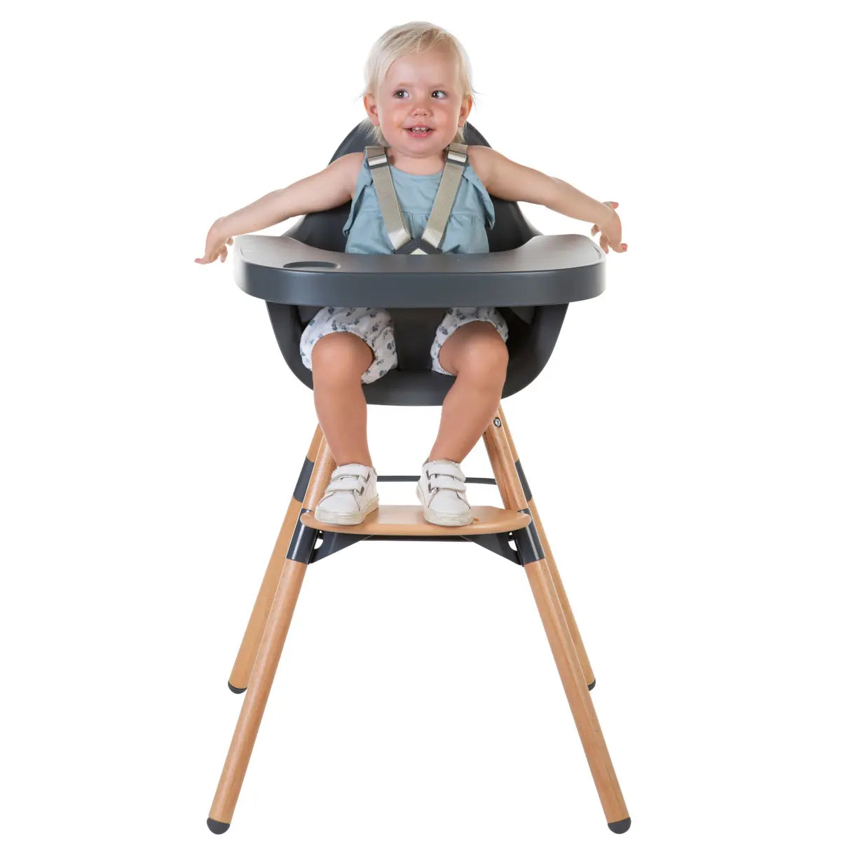 ABS Tray for High Chair - Anthracite - Childhome Evolu 2