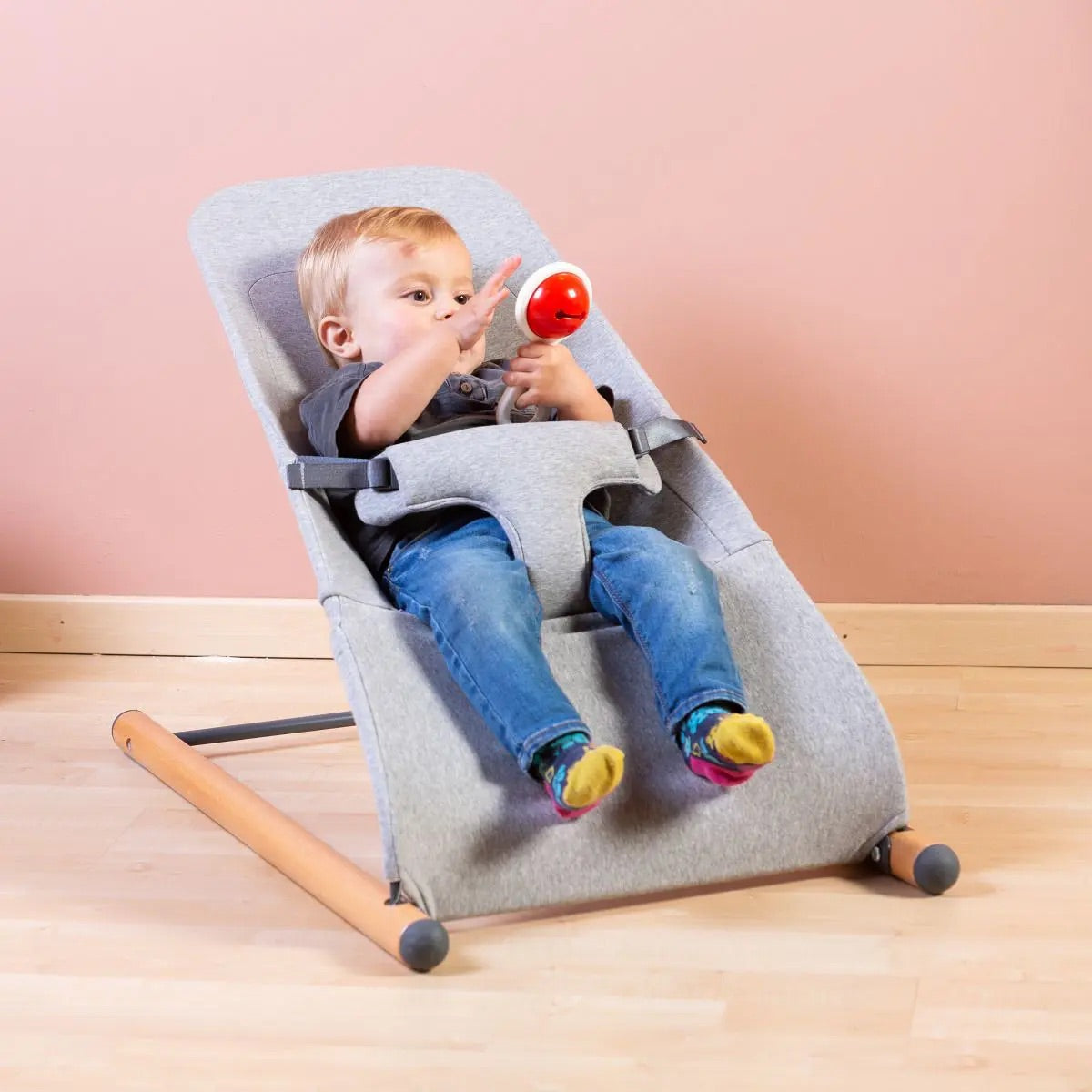 Baby Bouncer - Childhome Evolux - Jersey Grey