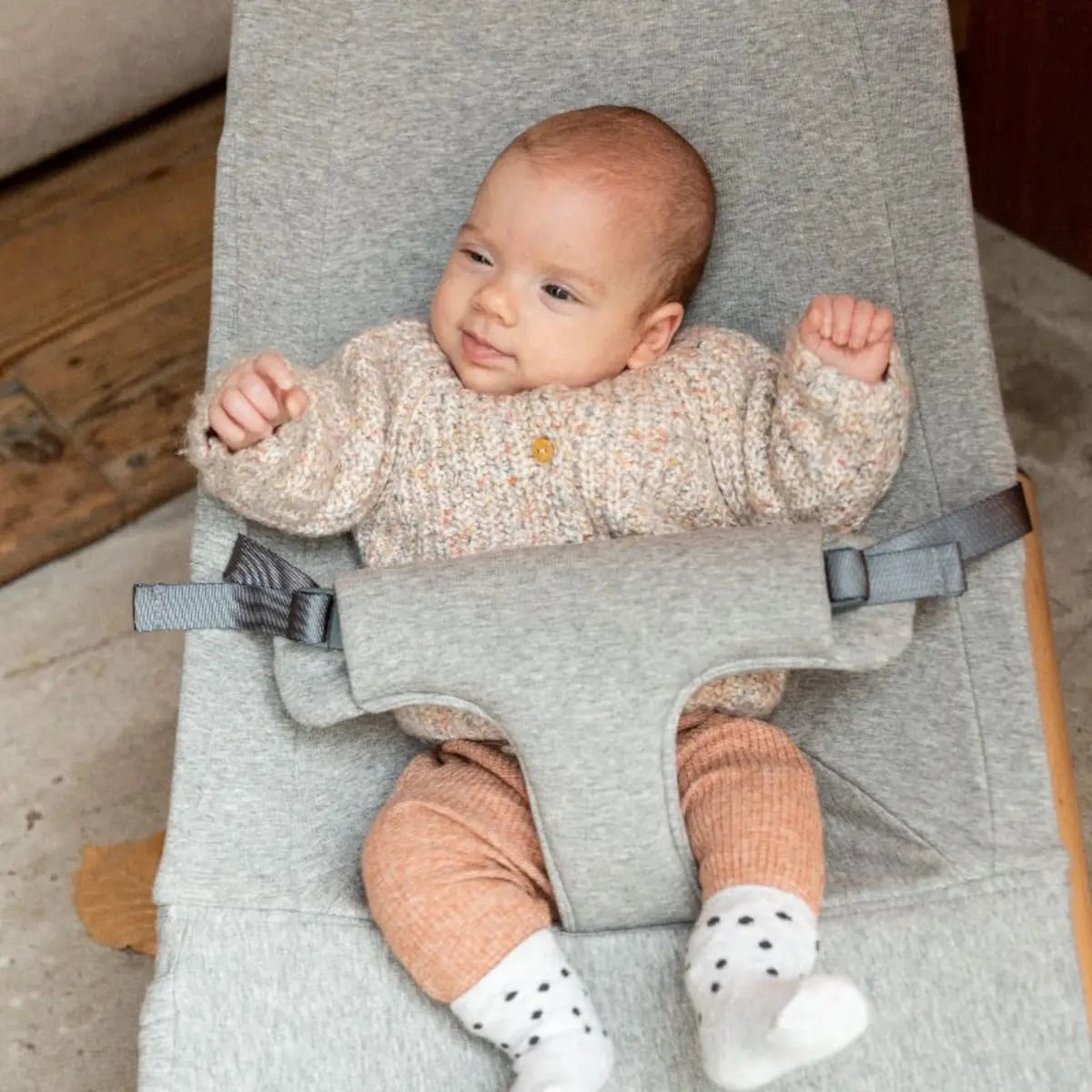 Baby Bouncer - Childhome Evolux - Jersey Grey