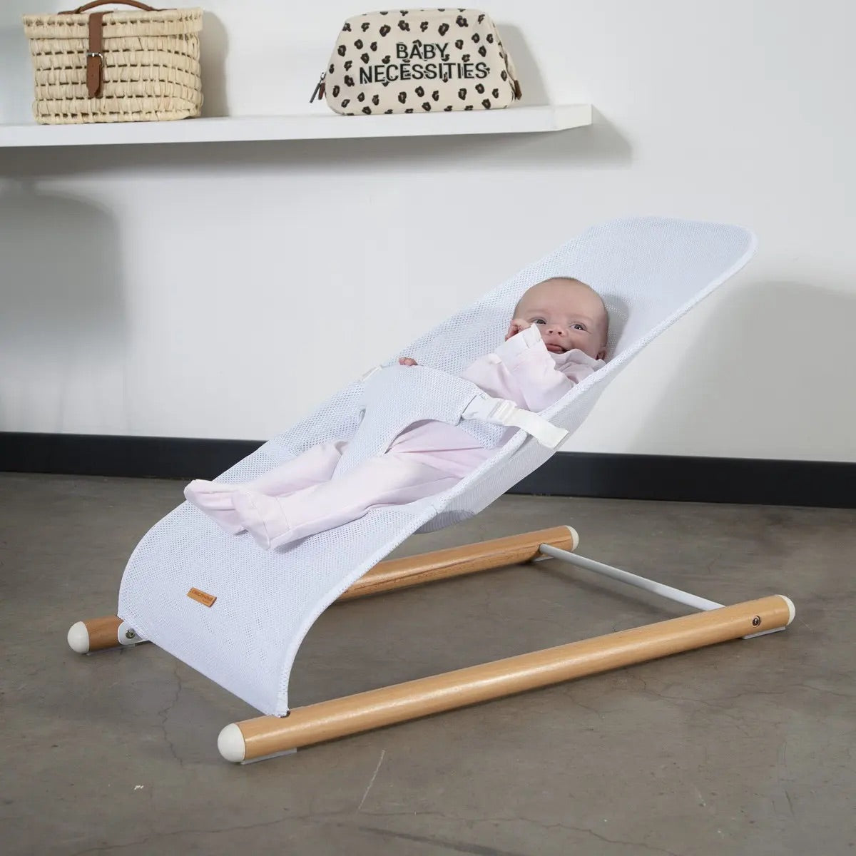 Baby Bouncer - Childhome Evolux - White