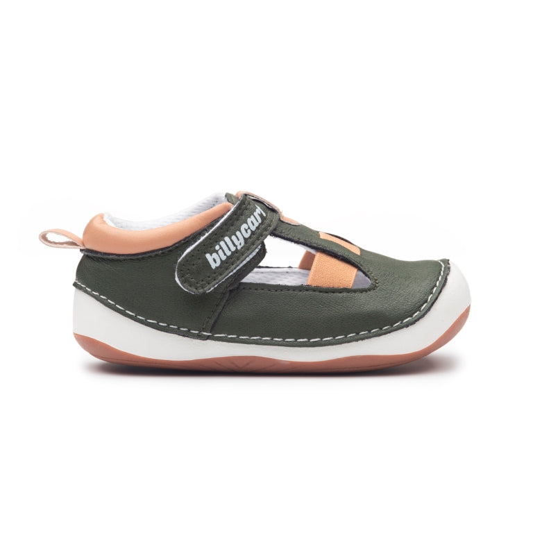 Boys Shoes - Green & Tan - Forrest by Billy Cart
