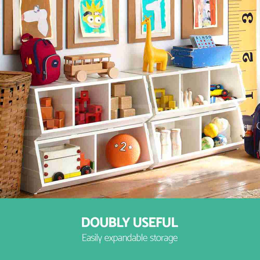 Kids Toys & Books Storage Stackable