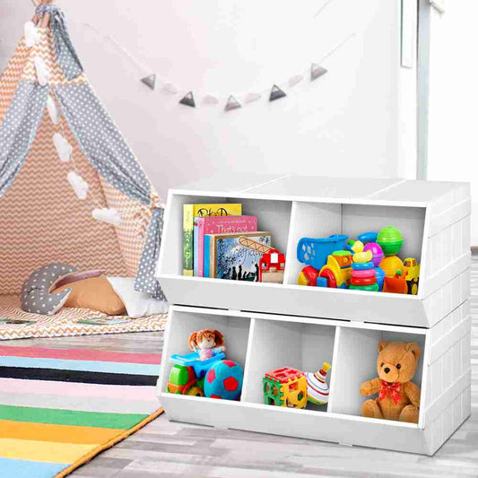 Kids Toys & Books Storage Stackable