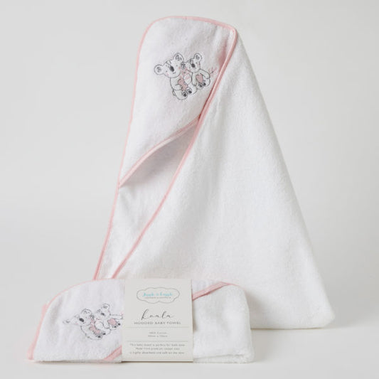 Koala Baby Hooded Towel - Pink