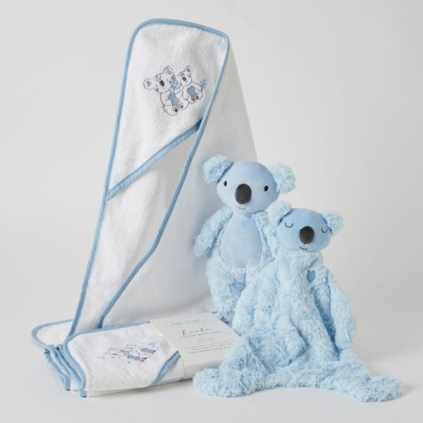 Koala Baby Hooded Towel Blue