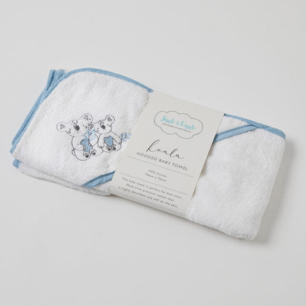 Koala Baby Hooded Towel Blue