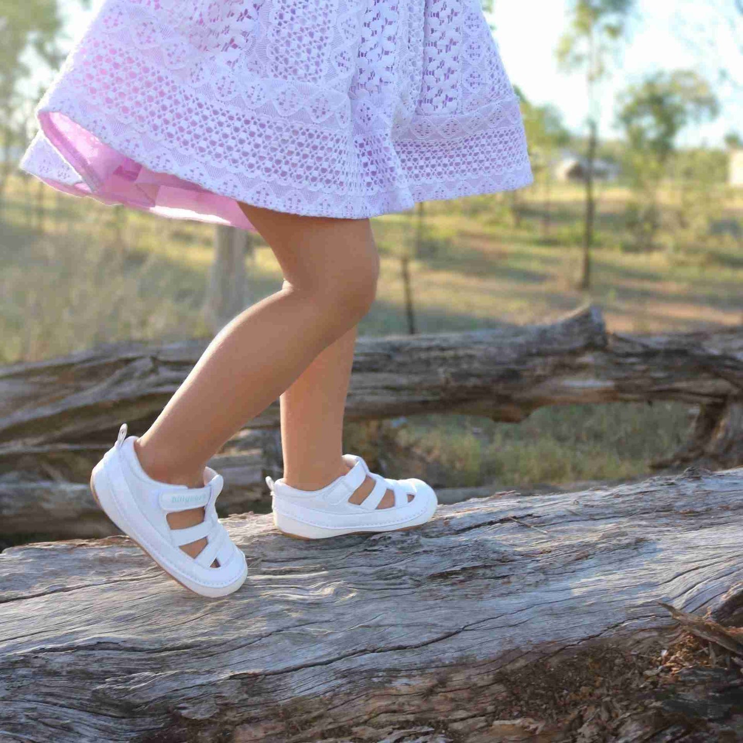 Girls Shoes - White - Lane