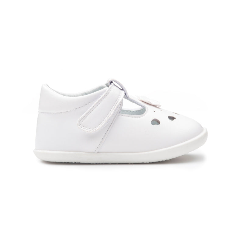 Girls Shoes - White Baby Girl Shoes - Lily