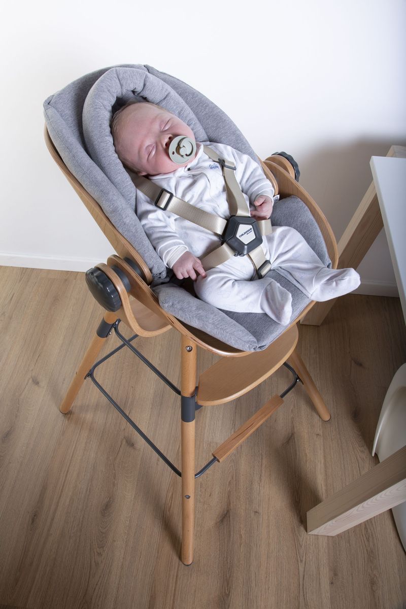 Newborn Seat for High Chair - Evolu 2 Childhome - Natural & White