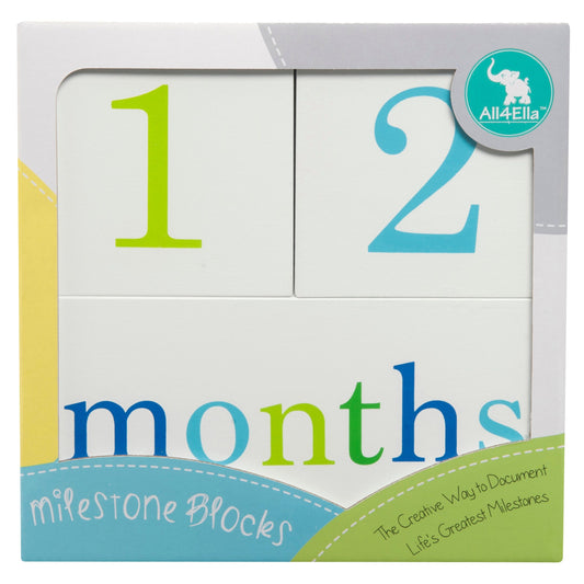 Milestone Blocks  - Blue Green