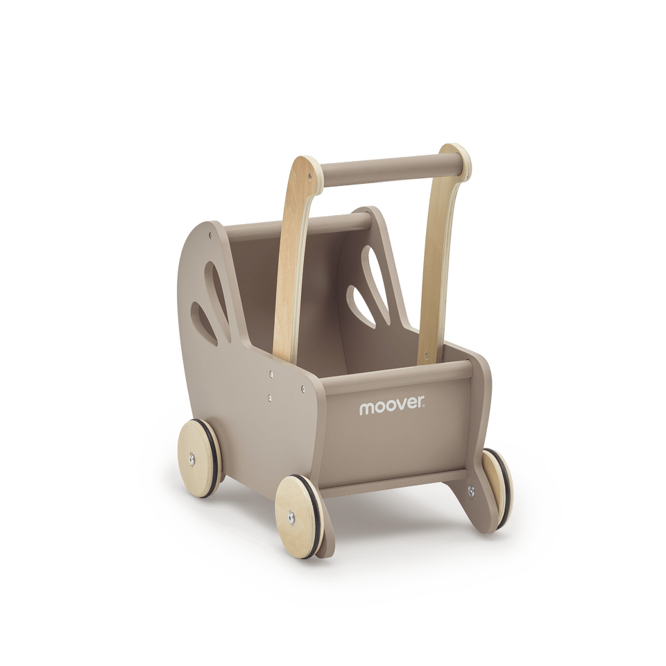 Small Toy Pram - Cappuccino Grey - Moover