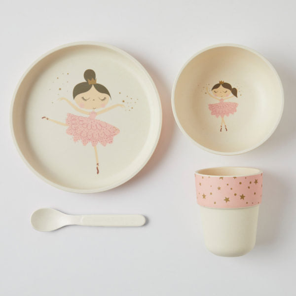 Novelty Bamboo 4pc Dinner Sets