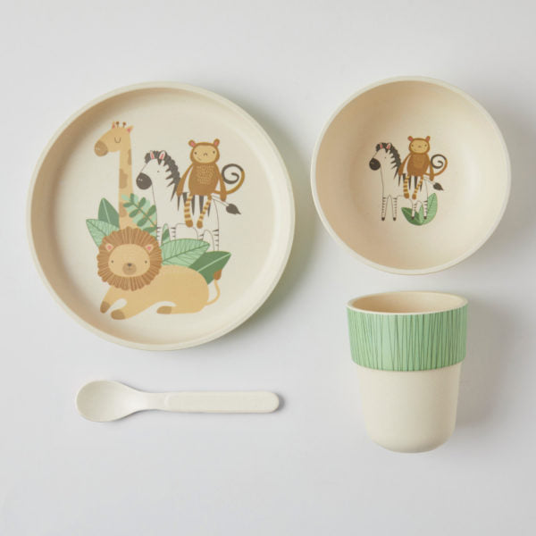 Novelty Bamboo 4pc Dinner Sets