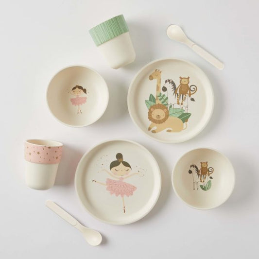 Novelty Bamboo 4pc Dinner Sets