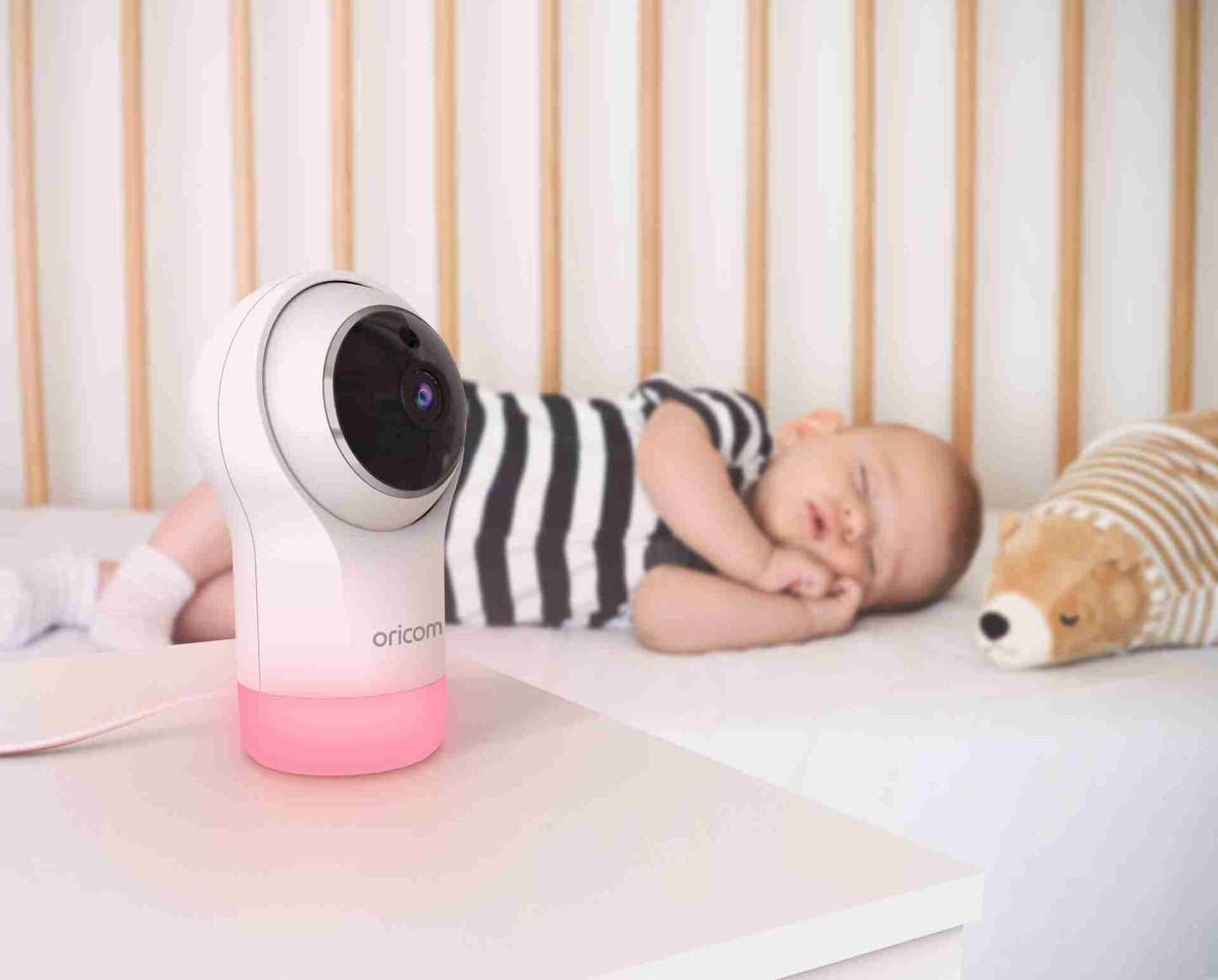 Oricom 5" Smart HD Nursery Pal Glow and Baby Monitor - OBH930