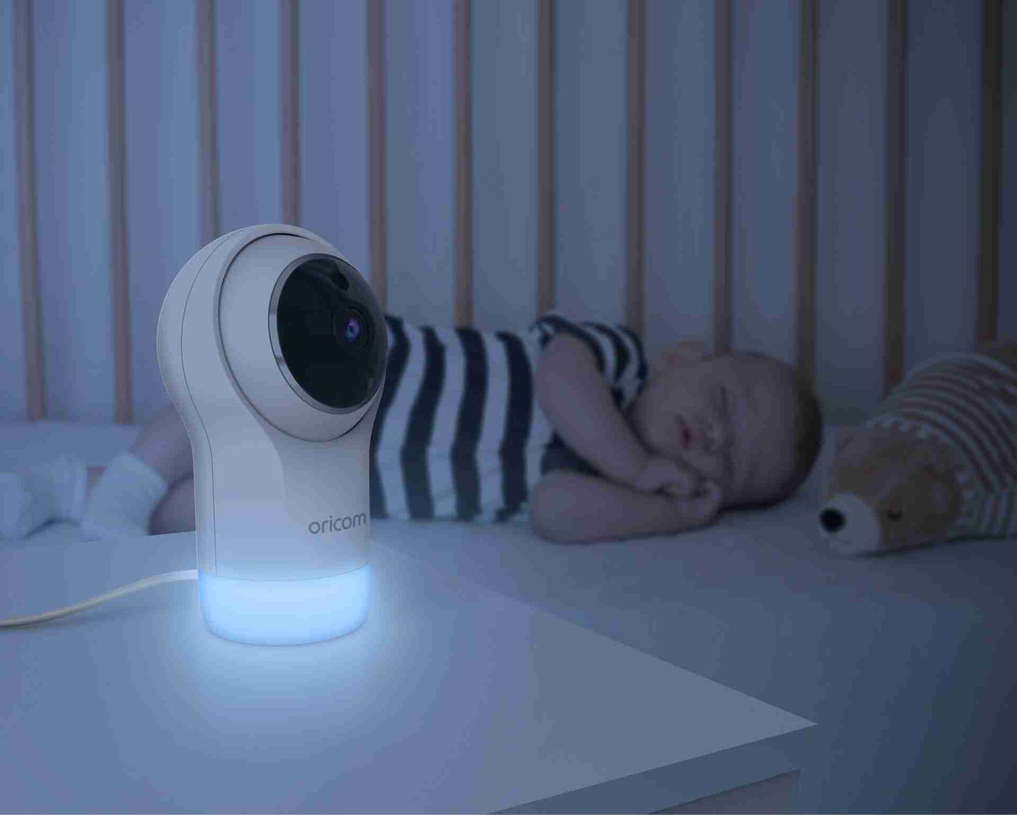 Oricom 5" Smart HD Nursery Pal Glow and Baby Monitor - OBH930