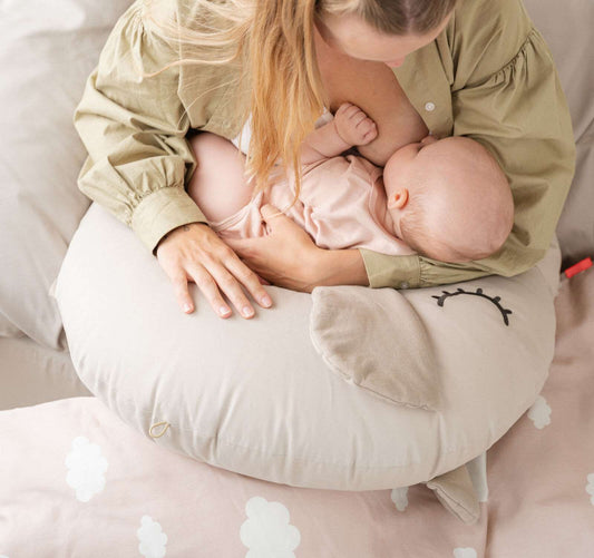 Nursing & Baby Pillow - POWDER PINK - Done By Deer