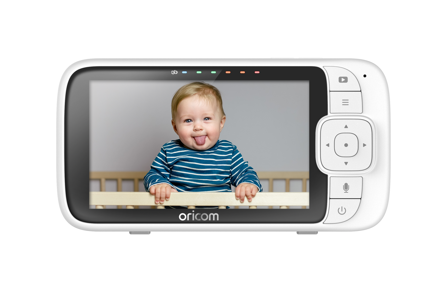 Oricom 5" Smart HD Nursery Pal Glow and Baby Monitor - OBH930