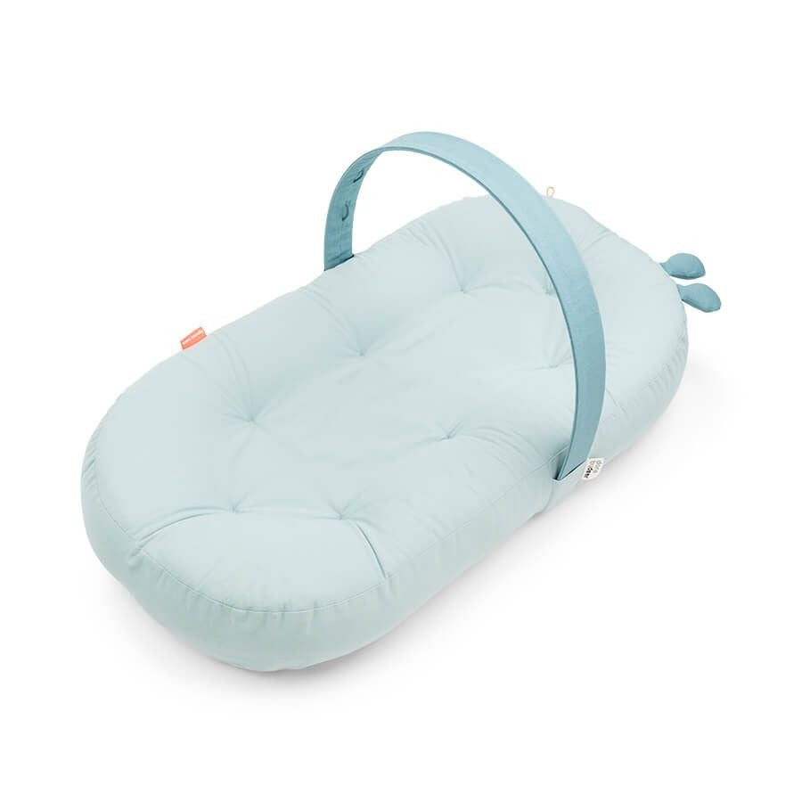 Cozy Lounger with Activity Arch - Raffi Blue - Done By Deer