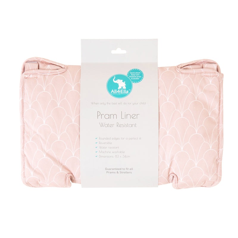 Pram Liner (Thicker) - Antique Blush