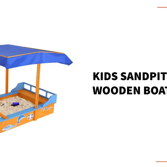 Kids Sandpit - Wooden Boat by@Outfy