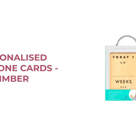 Personalised Milestone Cards - Timber by@Outfy