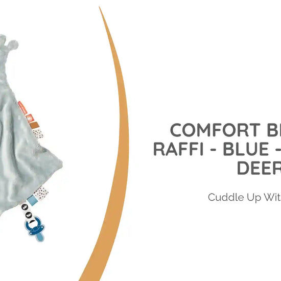 Comfort Blanket Raffi - Blue - Done By Deer by@Outfy