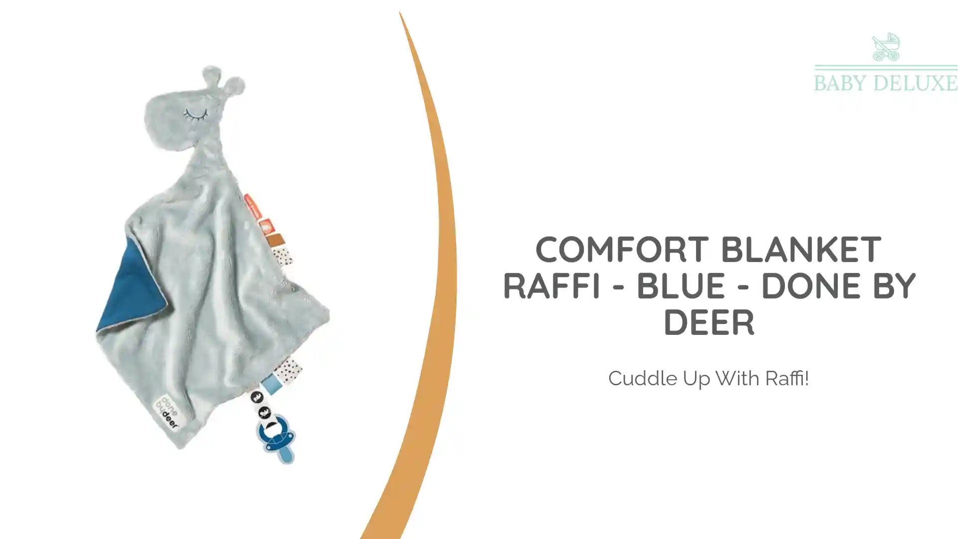 Comfort Blanket Raffi - Blue - Done By Deer by@Outfy