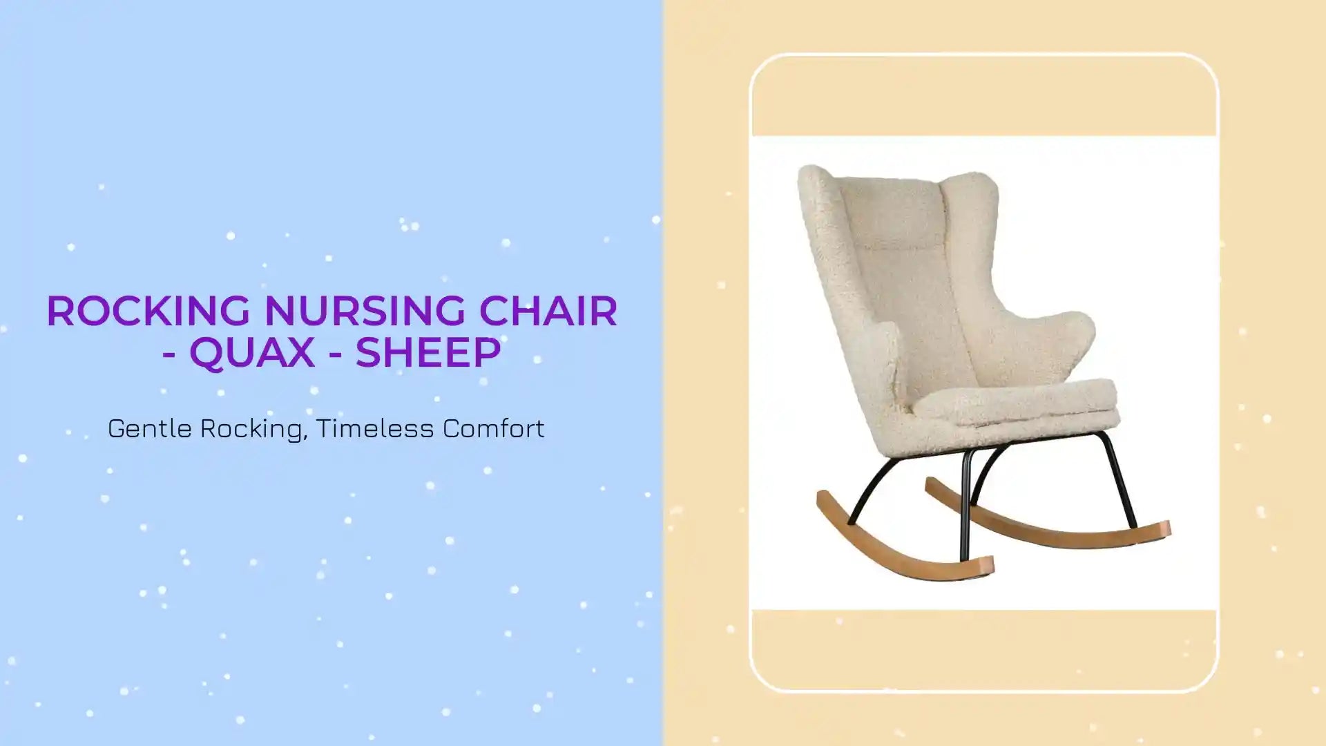 Rocking Nursing Chair - Quax - Sheep by@Outfy
