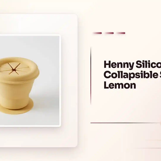 Henny Silicone Collapsible Snack Cup &ndash; Lemon by@Outfy