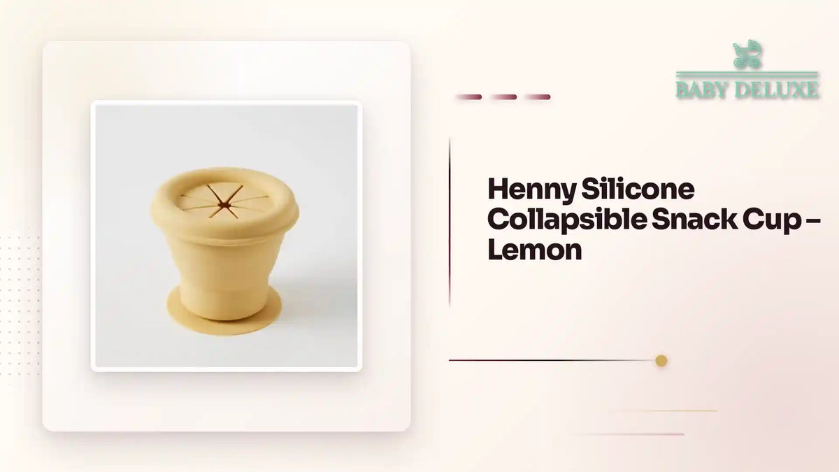 Henny Silicone Collapsible Snack Cup &ndash; Lemon by@Outfy