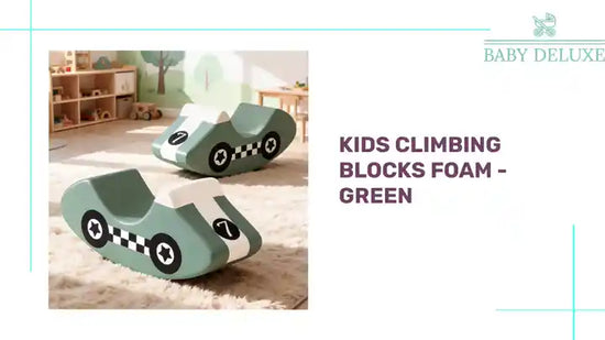 Kids Climbing Blocks Foam - Green by@Outfy