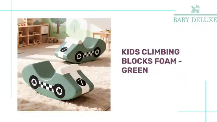 Kids Climbing Blocks Foam - Green by@Outfy