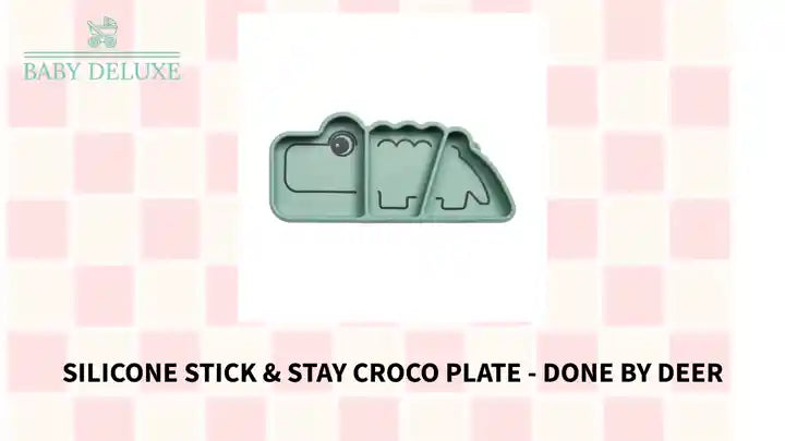 Silicone Stick &amp; Stay Croco Plate - Done By Deer by@Outfy